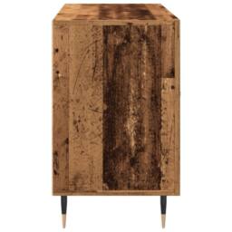 Berkfield Home Sideboard Old Wood 100x36x60 cm Engineered Wood in Brown - Size: 100 x 36 x 60 cm - thumbnail 5