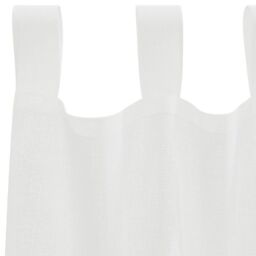 Berkfield Home Voile Curtains with Loops 2 pcs White 140x245 cm - thumbnail 5