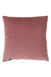 Paoletti Empire Velvet Jacquard Geometric Cushion in Pink - Size: 45 cm x 45 cm - thumbnail 2