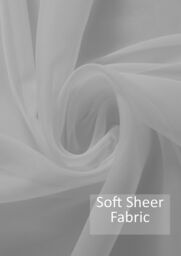 Luxury Living Voile Ring Top Curtain Panel Pair in Silver - Size: 145 cm width x 229 cm drop - thumbnail 3