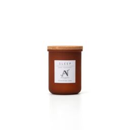 Aroma Naturals Sleep Scented Candle - Amber Glass with Cork Lid in Brown - Size: Large - thumbnail 1