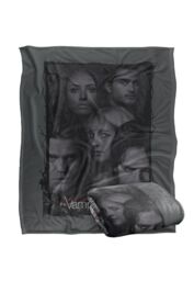 Warner Brothers Vampire Diaries So Here We are Silky Touch Super Soft Throw Blanket in White - thumbnail 2