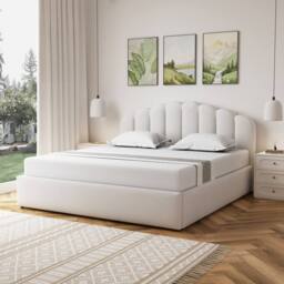 Artemis Home Ranson Fabric 180cm Superking Ottoman Bed Frame with Storage - Beige - Size: Super King - thumbnail 1