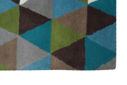 Orsina Multicoloured Large Geometric Rug, Hand Tufted Cotton Wool Blend Area Rug, Colourful Patterned Rug - thumbnail 2