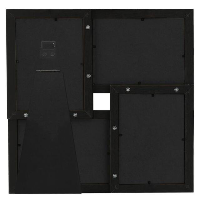 Berkfield Home Modern Collage Photo Frame for 4x(10x15 cm) Picture Black MDF - Size: 10x15 cm - image 1