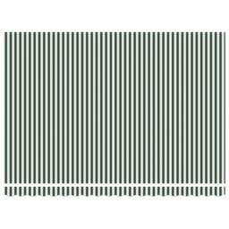 Berkfield Home Awning Replacement Fabric for 4.5x3 m Frame Green & White - thumbnail 5