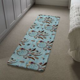 Benjamin Tate Design Native American Tribe Decor Runner Rug in Natural - Size: 67 cm x 230 cm - thumbnail 4