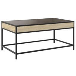 Berkfield Home Decorative Coffee Table with Infinity LED Sonoma Oak 90x50x41 cm in Brown - Size: 90 x 50 x 41 cm - thumbnail 8