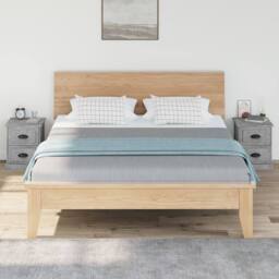 Berkfield Home Bedside Cabinets 2 pcs Concrete Grey 39x39x47.5 cm Engineered Wood - thumbnail 3