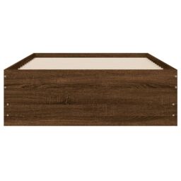 Berkfield Home Bed Frame with Drawers without Mattress Brown Oak 90x190 cm Single - thumbnail 6