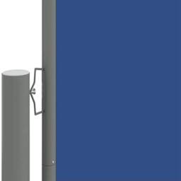 Berkfield Home Retractable Side Awning Blue 220x1000 cm - thumbnail 1