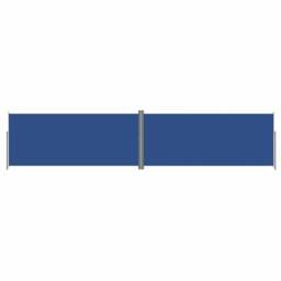 Berkfield Home Retractable Side Awning Blue 220x1000 cm - thumbnail 3
