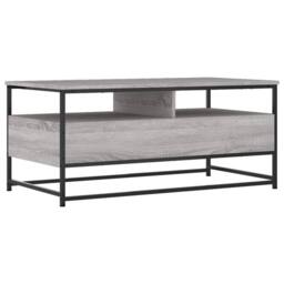Berkfield Home Decorative Coffee Table Grey Sonoma 100x51x45 cm Engineered Wood - Size: 100 x 51 x 45 cm - thumbnail 8