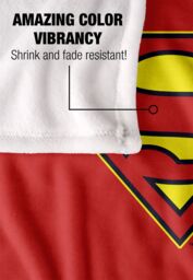 Warner Brothers Superman Officially Licensed Silky Touch Super Soft Throw Blanket 152 x 127 cm in White - thumbnail 4