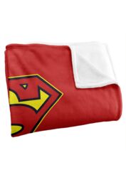 Warner Brothers Superman Officially Licensed Silky Touch Super Soft Throw Blanket 152 x 127 cm in White - thumbnail 3