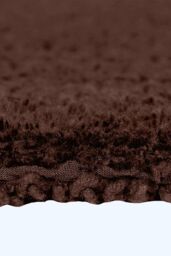 Homescapes Luxury Bath Mat Set Reversible 1600GSM 100% Cotton 2 Pc w. Pedestal Mat in Chocolate - thumbnail 7