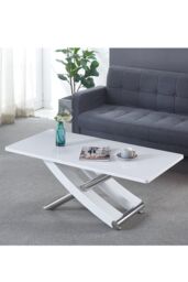 Modernique Gloss Finish Coffee Table, Stunning Italian Design in White