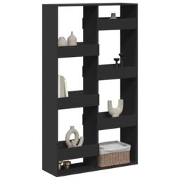 Berkfield Home Room Divider Black 100x33x175 cm Engineered Wood - Size: 100 x 33 x 175 cm - thumbnail 3