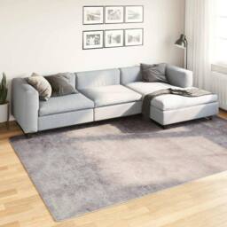 Berkfield Home Rug Washable 190x300 cm Grey Anti Slip - Size: 100 cm diameter - thumbnail 2