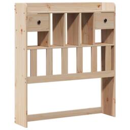 Berkfield Home Decorative Bookcase Bed without Mattress 100x200 cm Solid Wood Pine in Natural - thumbnail 6