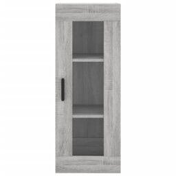 Berkfield Home Highboard Grey Sonoma 34.5x34x180 cm Engineered Wood - thumbnail 6