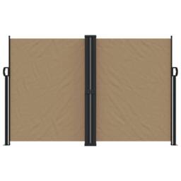 Berkfield Home Retractable Side Awning Taupe 160x1200 cm - thumbnail 3