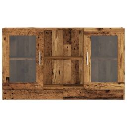 Berkfield Home Sideboard Old Wood 120x30.5x70 cm Engineered Wood in Brown - thumbnail 4