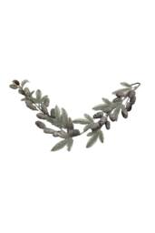 KDMD Frosted Pine Cone & Foliage Garland 150cm in Grey