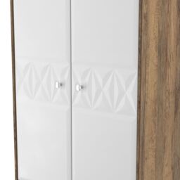 Ready Assembled 2 U Toledo 2 Door 2 Drawer Wardrobe (Ready Assembled) in Dark Brown - thumbnail 5
