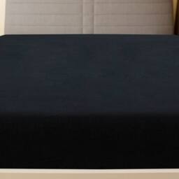 Berkfield Home Jersey Fitted Sheets 2 pcs Black 90x200 cm Cotton - thumbnail 3
