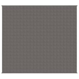 Berkfield Home Weighted Blanket Grey 200x220 cm 13 kg Fabric - thumbnail 3