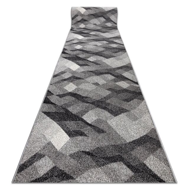 RugsX Silver Palanga Runner in Grey - Size: 80 cm x 450 cm - image 1
