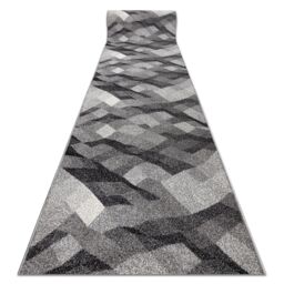 RugsX Silver Palanga Runner in Grey - Size: 80 cm x 450 cm - thumbnail 1