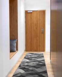RugsX Silver Palanga Runner in Grey - Size: 80 cm x 450 cm - thumbnail 4