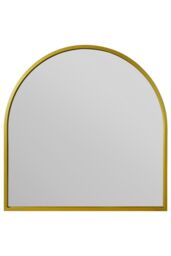 "MirrorOutlet The Arcus Gold Framed Arched Leaner/Wall Mirror 39"" X 39"" (100CM X 100CM) - Size: 1 Pack" - thumbnail 2