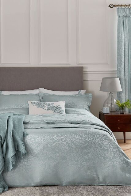 1951 'Atea' Cotton Duvet Cover Set in Duck Egg Blue - Size: King - image 1