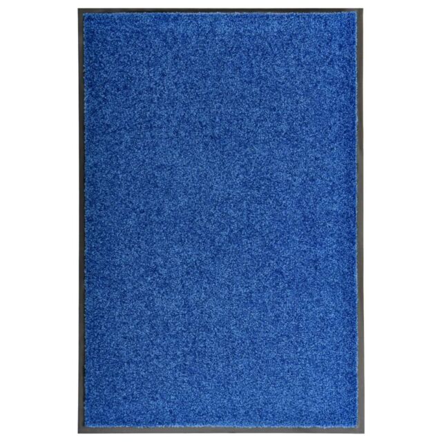Berkfield Home Doormat Washable Blue 60x90 cm - image 1
