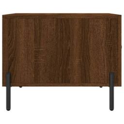 Berkfield Home Decorative Coffee Tables 2 pcs Brown Oak 50x50x40 cm Engineered Wood - Size: 50 x 50 x 40 cm - thumbnail 8