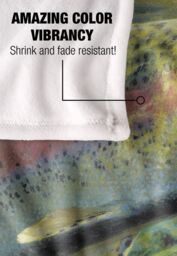 Wild Wings Rainbow Trout 2 Silky Touch Super Soft Throw Blanket 152 X 127 cm in White - thumbnail 4
