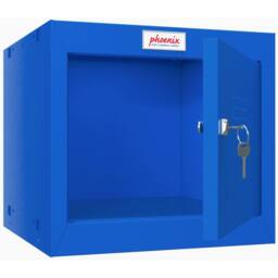 Phoenix Safe Company Size 1 Blue Cube Locker with Key Lock, CL0344BBK, 44 Liters - Size: 300 cm x 90 cm - thumbnail 2