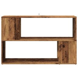 Berkfield Home Book Cabinet Old Wood 100x24x63 cm Engineered Wood in Brown - Size: 100 x 24 x 63 cm - thumbnail 4