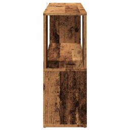 Berkfield Home Book Cabinet Old Wood 100x24x63 cm Engineered Wood in Brown - Size: 100 x 24 x 63 cm - thumbnail 5