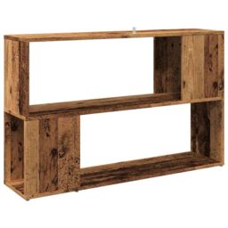 Berkfield Home Book Cabinet Old Wood 100x24x63 cm Engineered Wood in Brown - Size: 100 x 24 x 63 cm - thumbnail 6