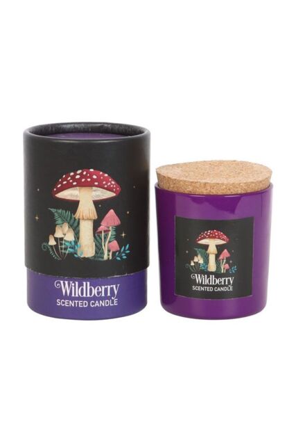 KDMD Forest Mushroom Wildberry Candle in Purple - image 1