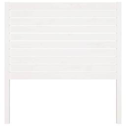 Berkfield Home Bed Headboard White 81x4x100 cm Solid Wood Pine - Size: 81 x 4 x 100 cm - thumbnail 3