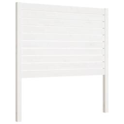 Berkfield Home Bed Headboard White 81x4x100 cm Solid Wood Pine - Size: 81 x 4 x 100 cm - thumbnail 1