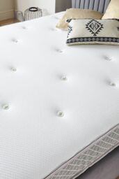 Aspire Crystal Pocket+ Comfort 1000 Mattress in White - Size: Small Double - thumbnail 5
