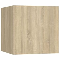 Berkfield Home 8 Piece TV Cabinet Set Sonoma Oak Engineered Wood in Brown - thumbnail 5