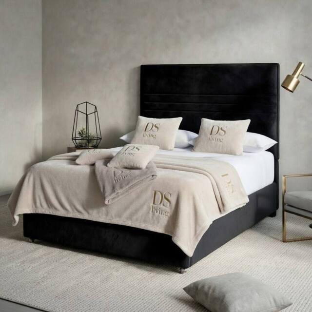 DS Living Harrington Black Divan Bed - Size: King - image 1