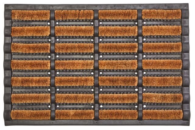 Orsina Filta Brush Coir Doormat in Grey - Size: Medium - image 1